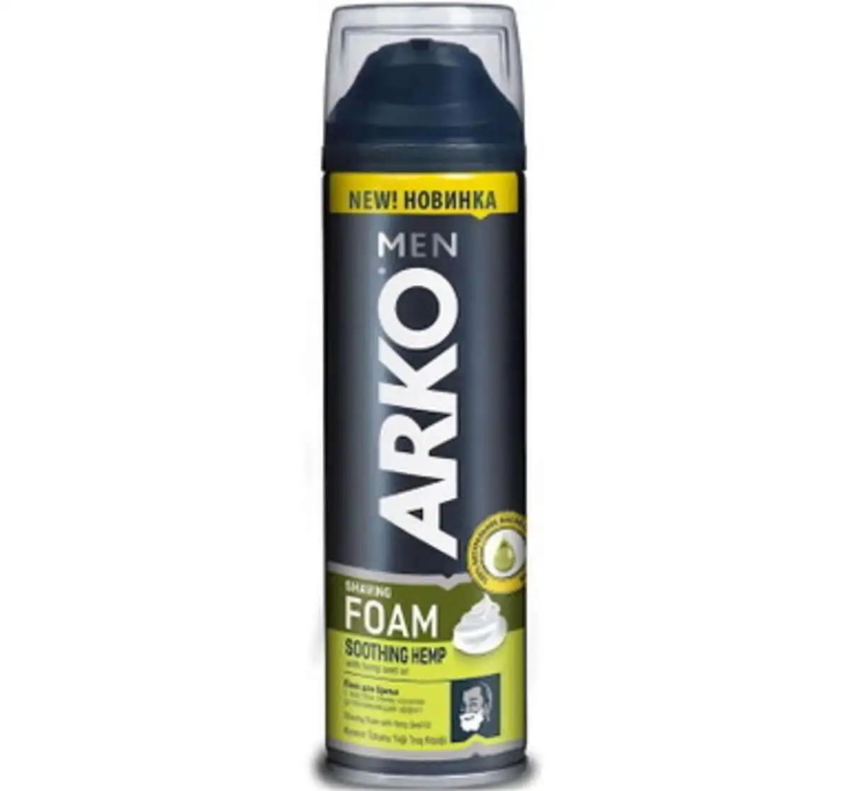 ARKO MEN FOAM SOOTHING HEMP 200ML 2033