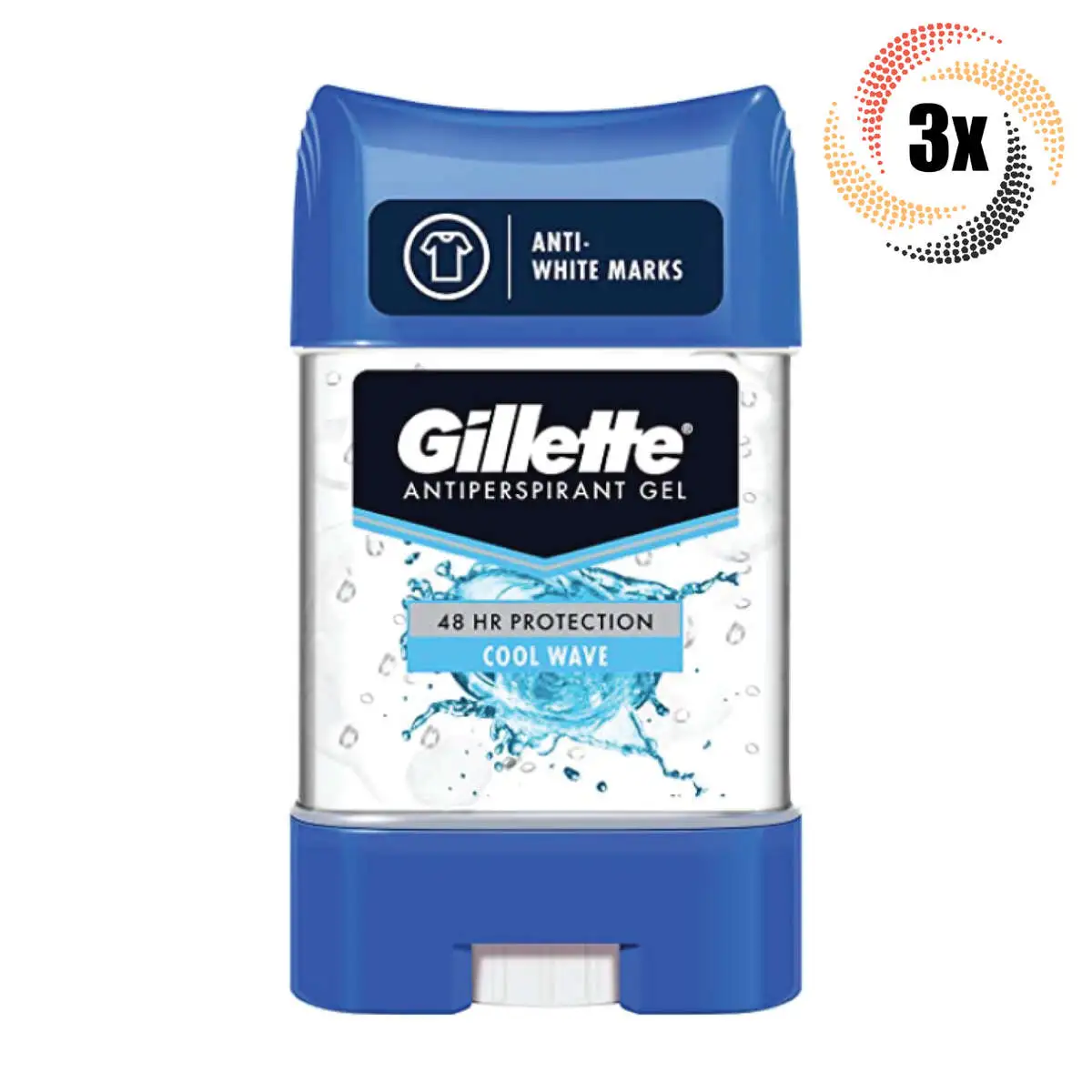 GILLETTE GEL 70ML 3X SYSTEM COOL