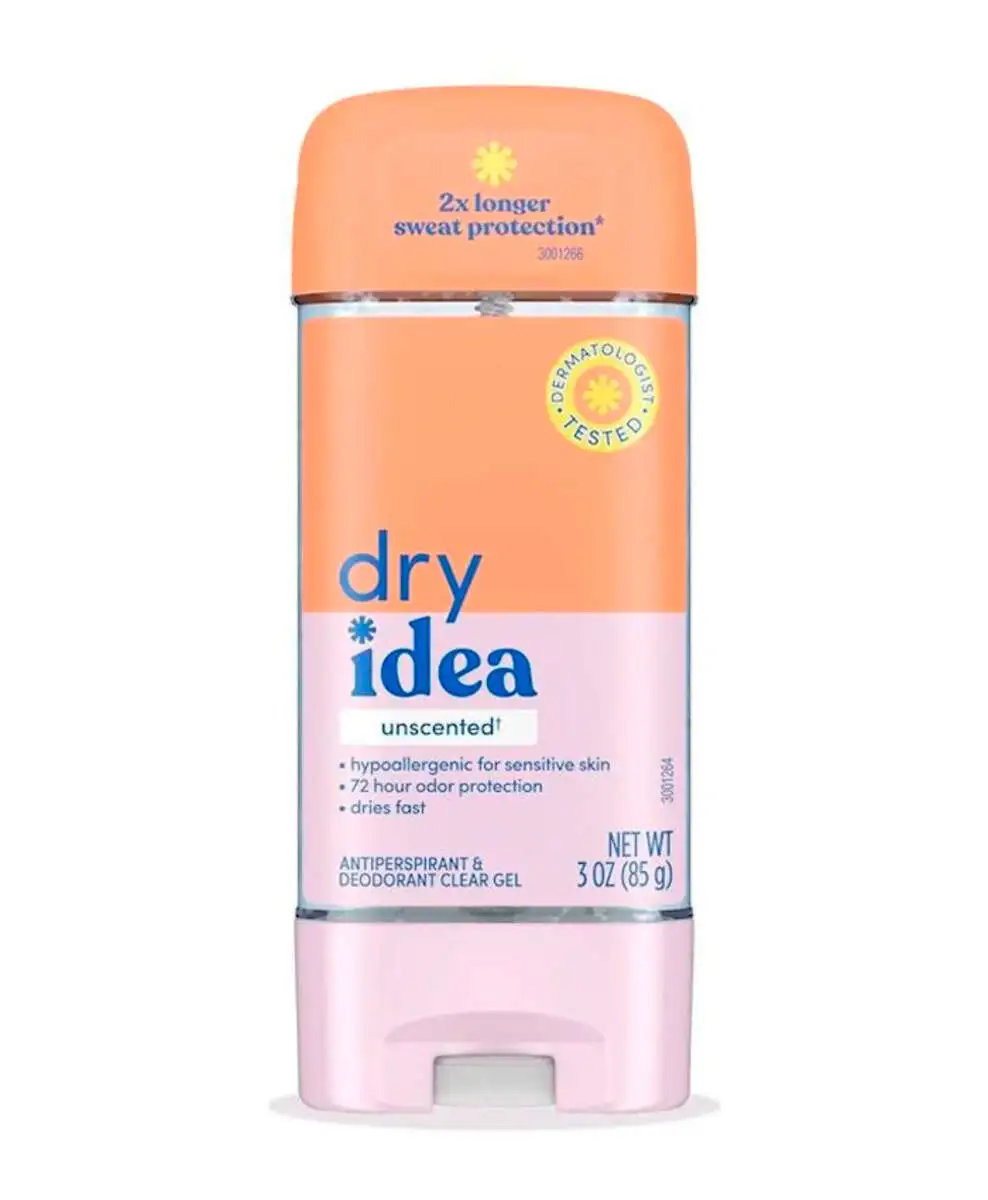 DRY IDEA CLEAR GEL ANTIPERSPIRANT UNSCENTED 3OZ