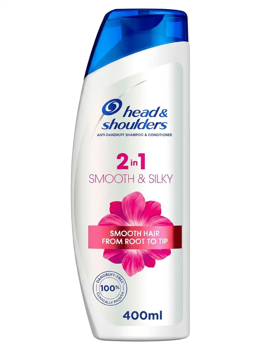 SHAMPUN H&S SMOOTH SILKY 2IN1 400ML