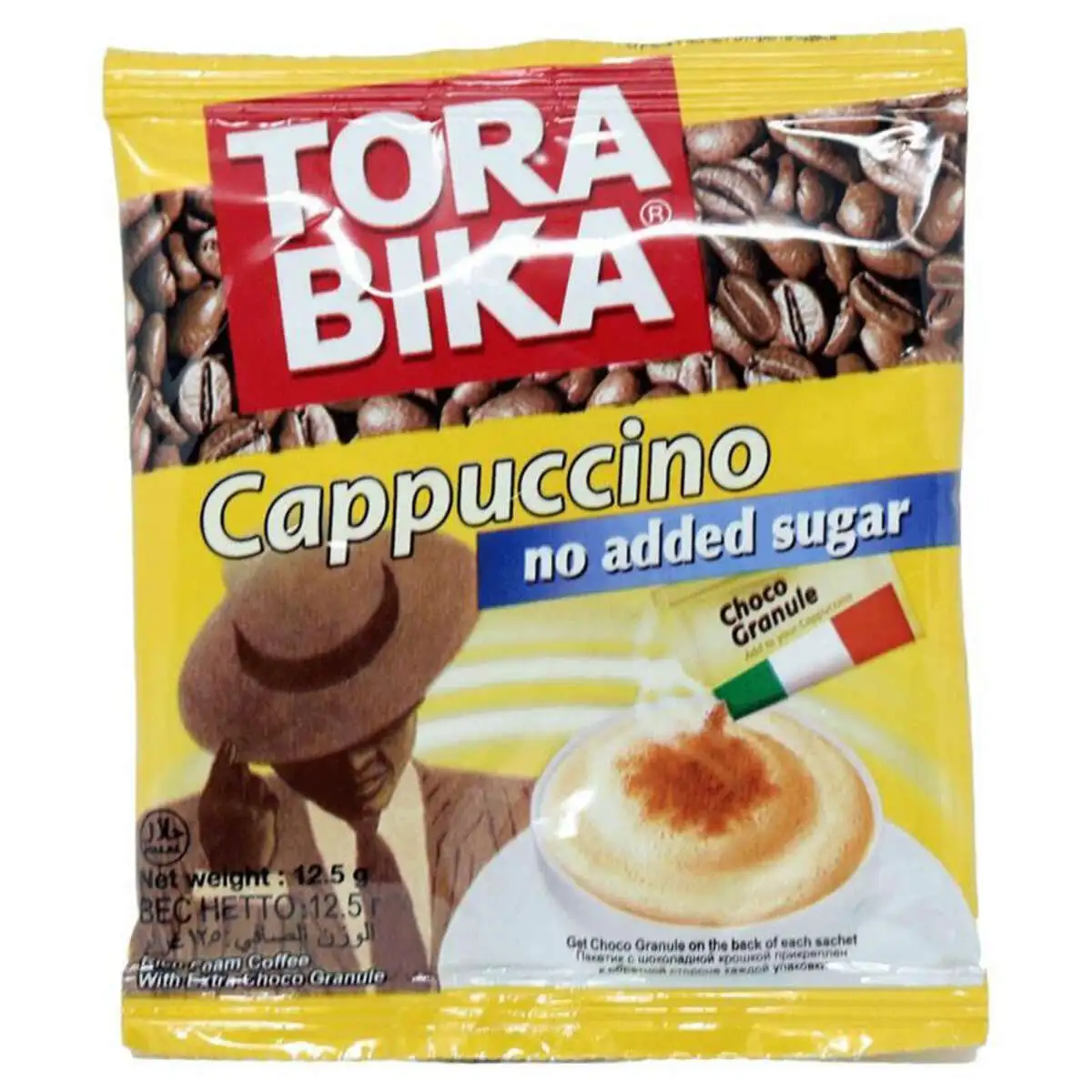 KOFE KAPUCCINO TORABIKA NO SUGAR 12.5 QR*20