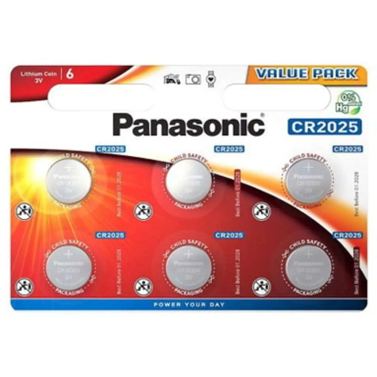 BATAREYA PANASONIC CR2025 5121