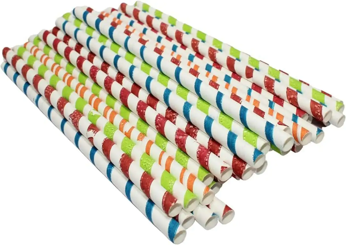 BIOTECH PAPER STRAW 6X197 25LI