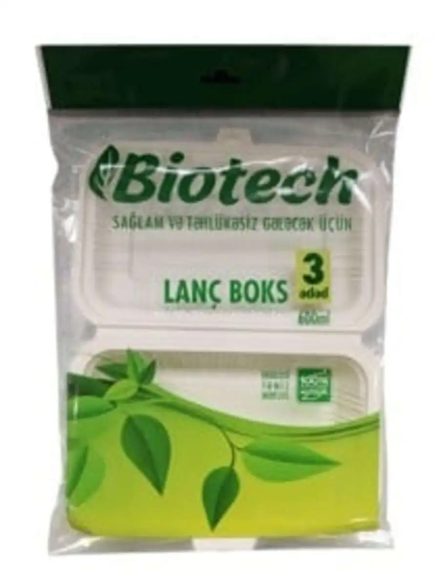 BIOTECH LUNCH BOX 600ML 3LU