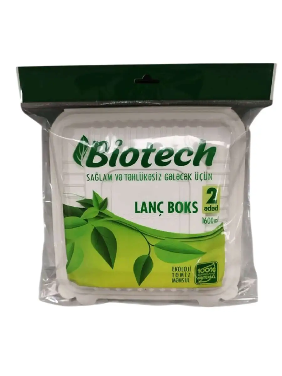 BIOTECH LUNCH BOX 1600ML 2LI