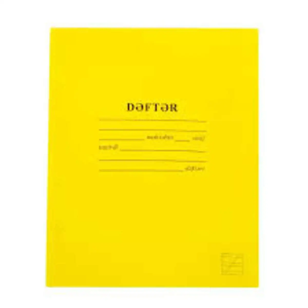 DEFTER 12 VEREQ 1-CI SINIF AG SARI UZLUK