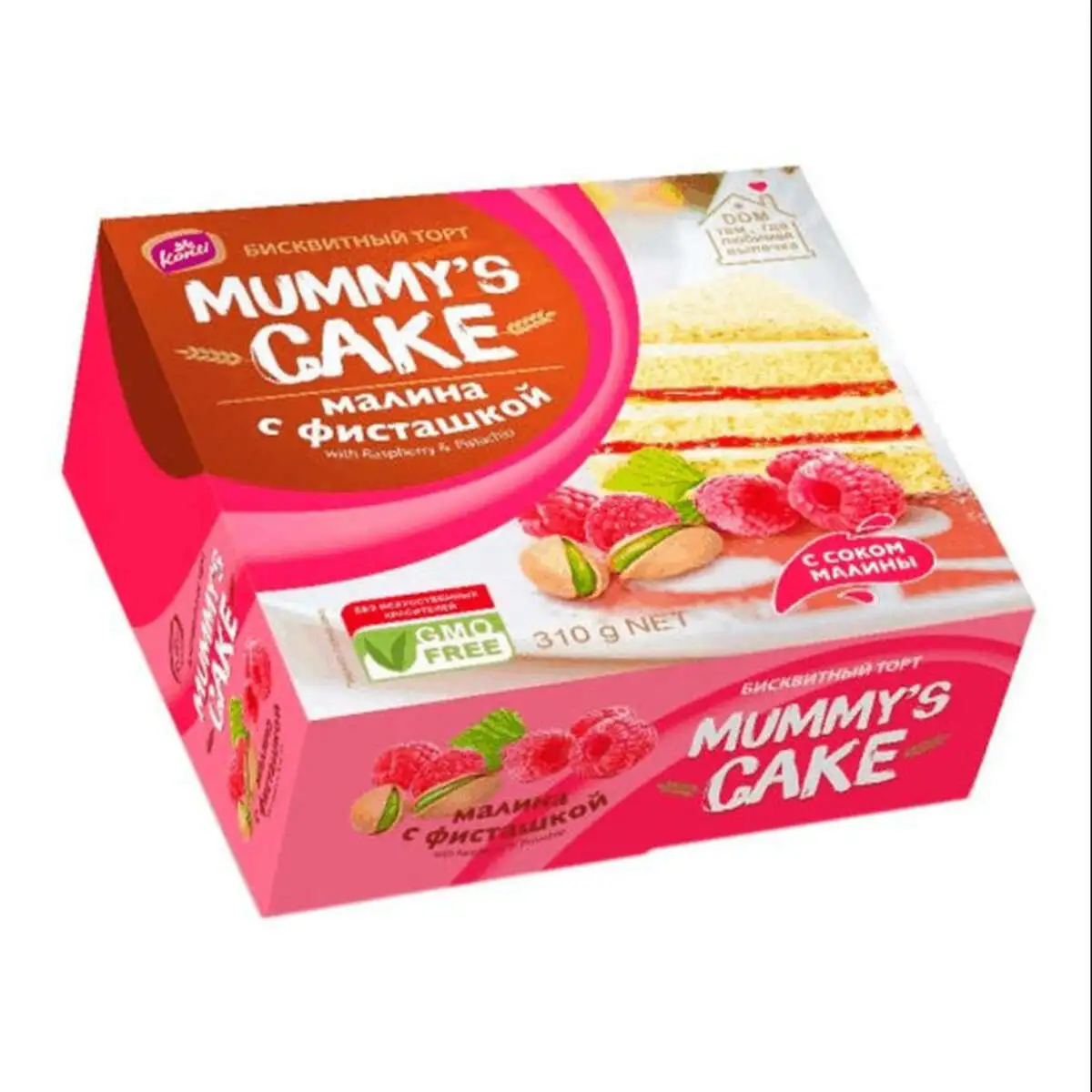 TORT BISKVIT MUMMY CAKE MALINA FISTASHKOY 310 QR