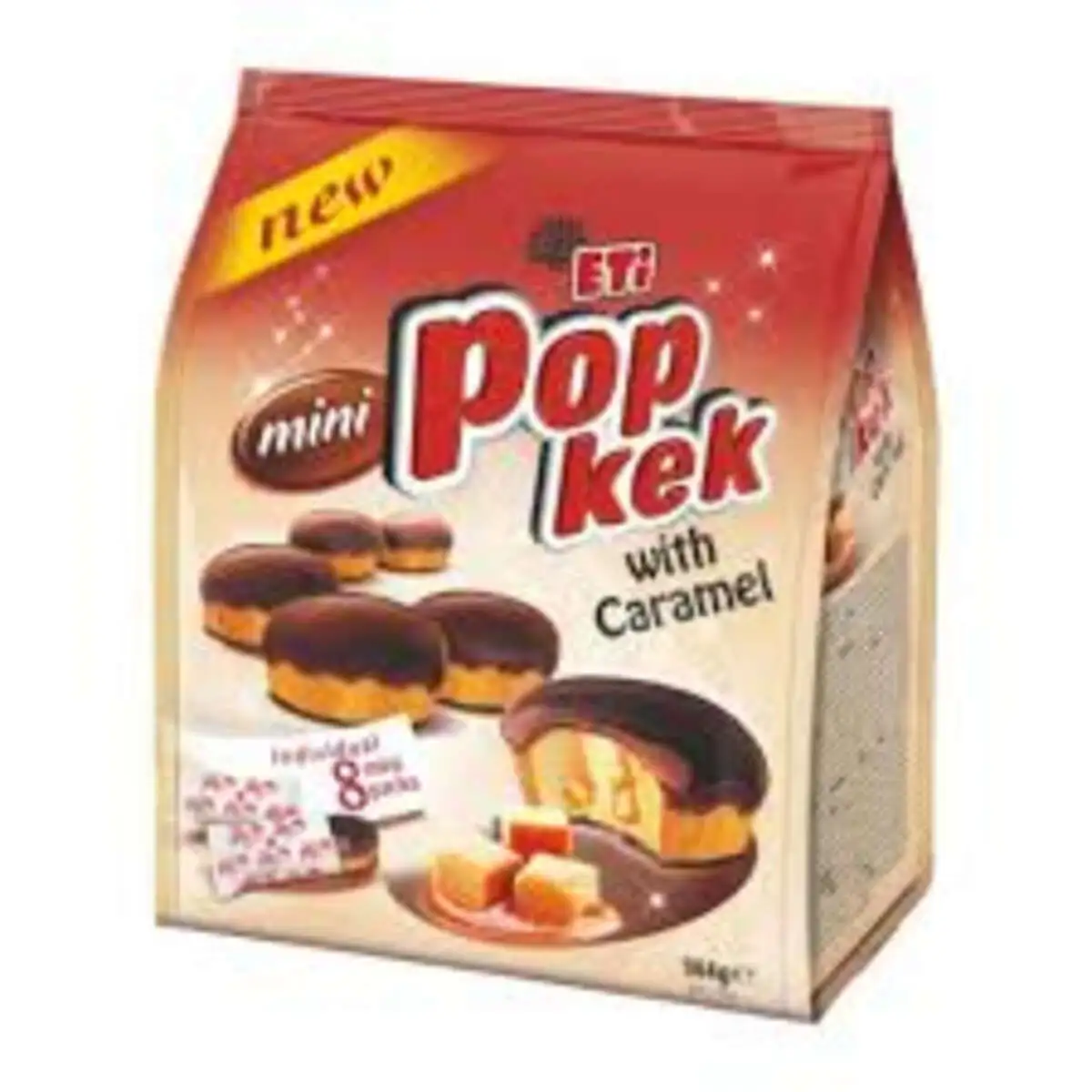 ETI POP KEK MINI CARAMEL 144GR