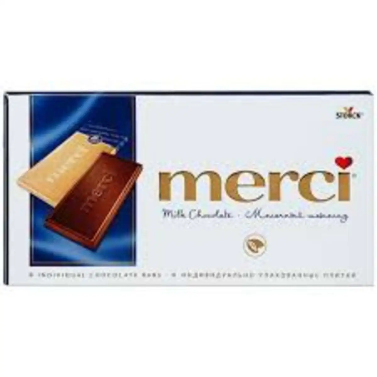 PLITKA MERCI 100GR MILK/CHOCOLATE