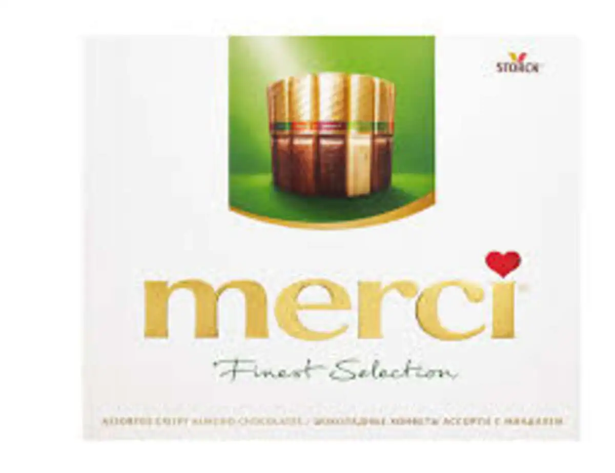SHOK.MERCI 250GR ALMOND 7956