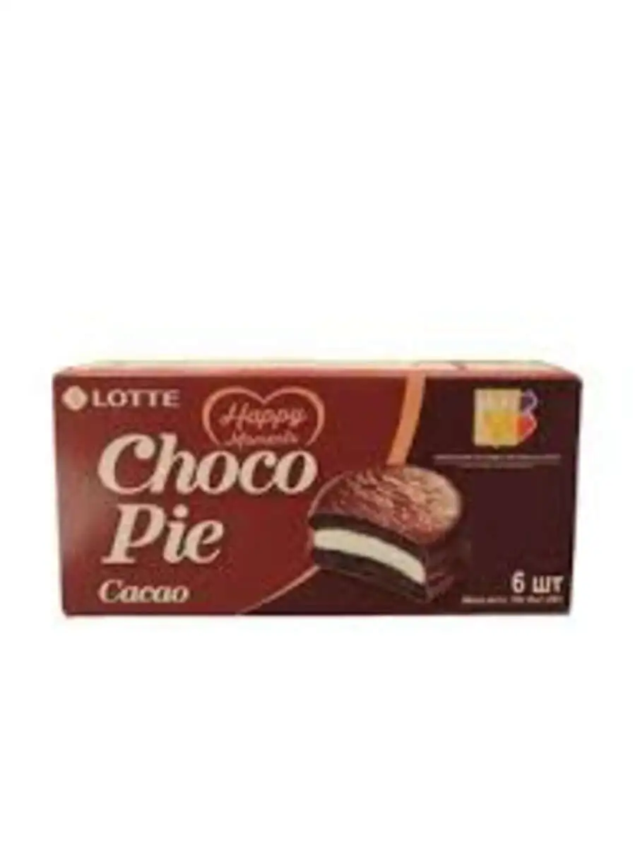 PECENYE LOTTE CHOCO PIE CACAO 168GR 6EDED 0652
