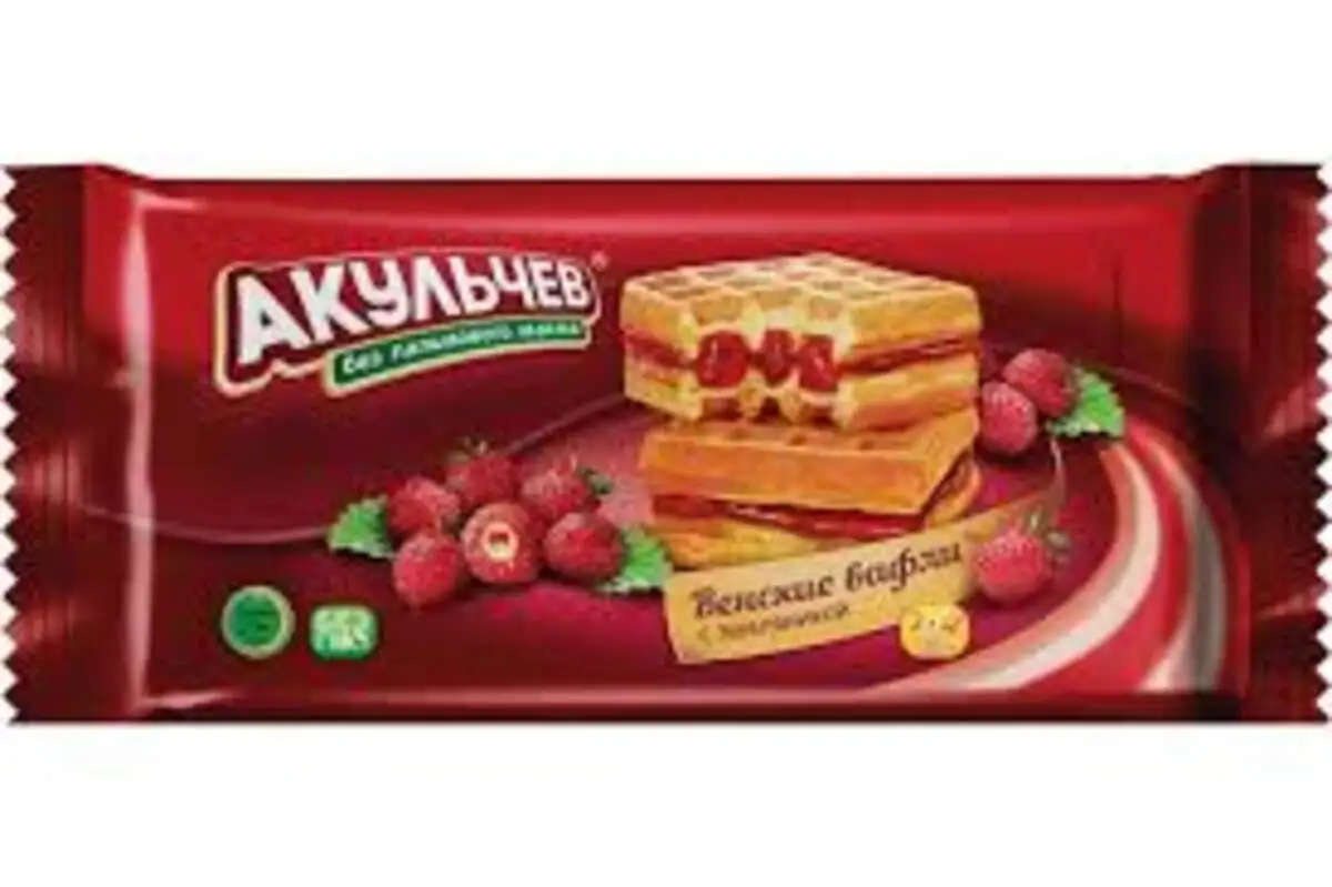 VENSKIYE VAFLI SHOKOLAD 100GR*22 AKL