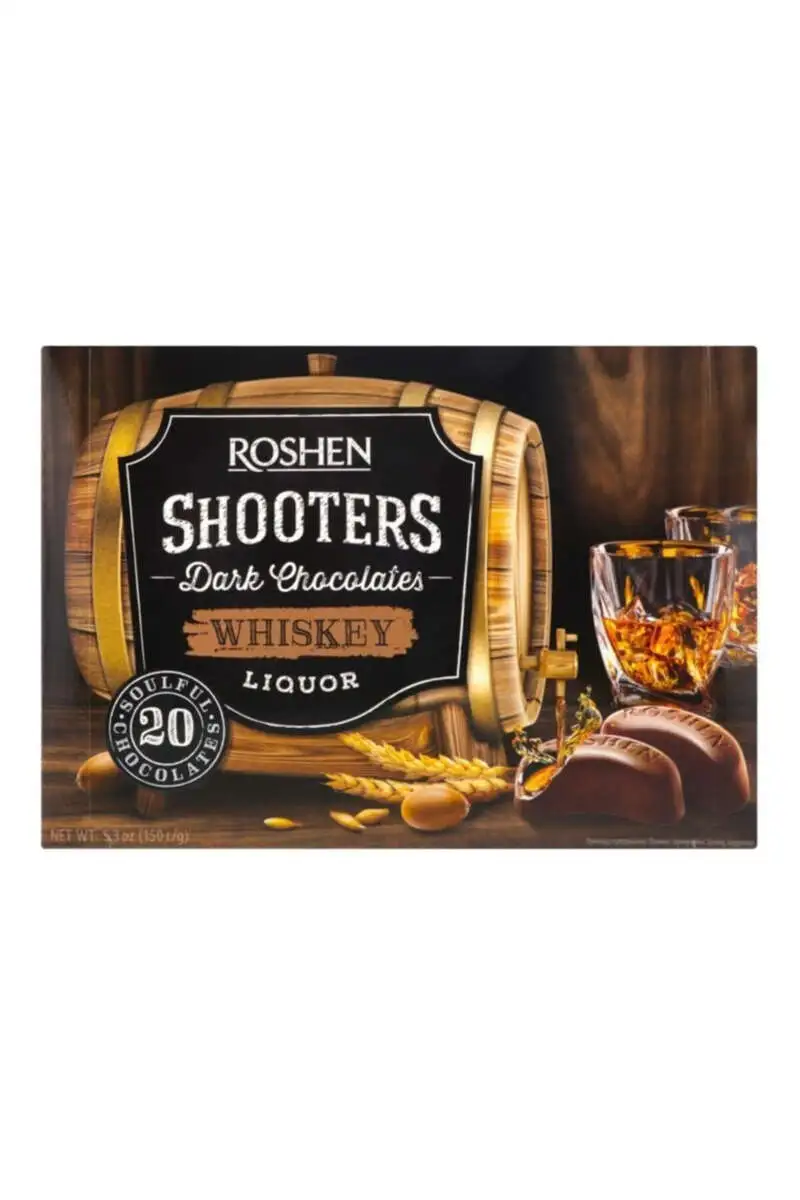 SHOOTERS DARK CHOCOLATES WHISKEY LIQUEUR 1X10 (150