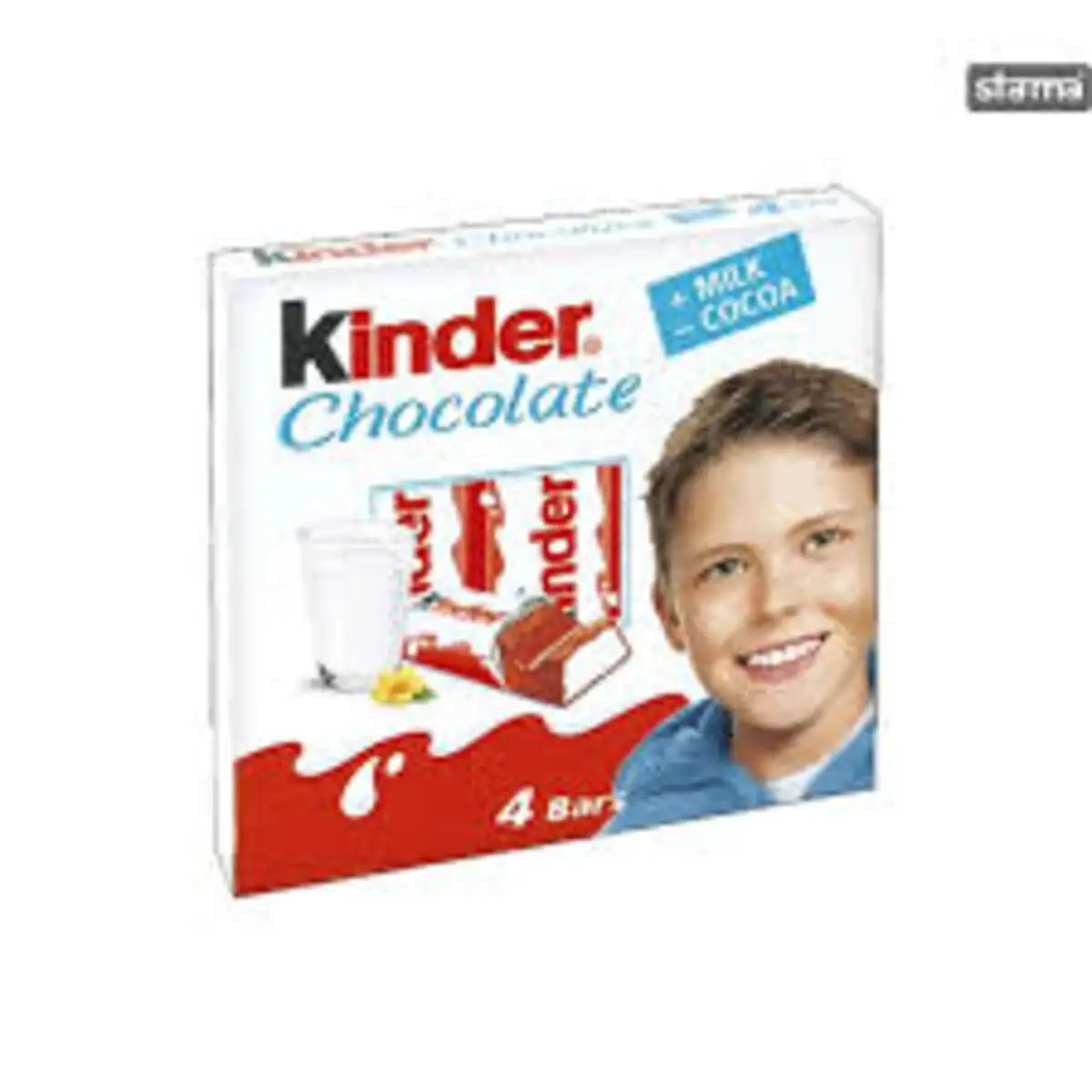 KINDER CHOCOLATE 4BARS 50GR 7609