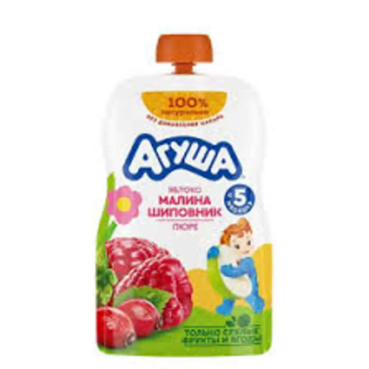 AGUSA PURE YABLOKO-MALINA-SIPOVNIK 90 QR