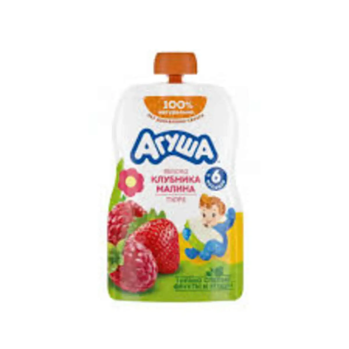 AGUSA PURE YABLOKO-KLUBNIKA-MALINA 90 QR