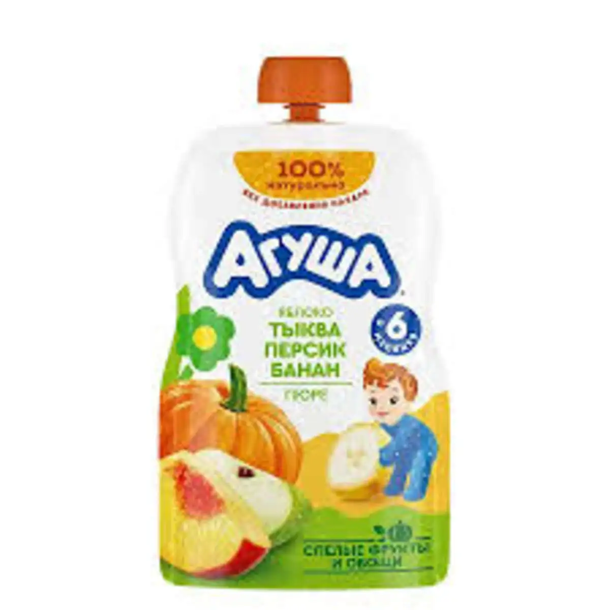 AGUSA PURE YABLOKO-TIKVA-PERSIK 90 QR