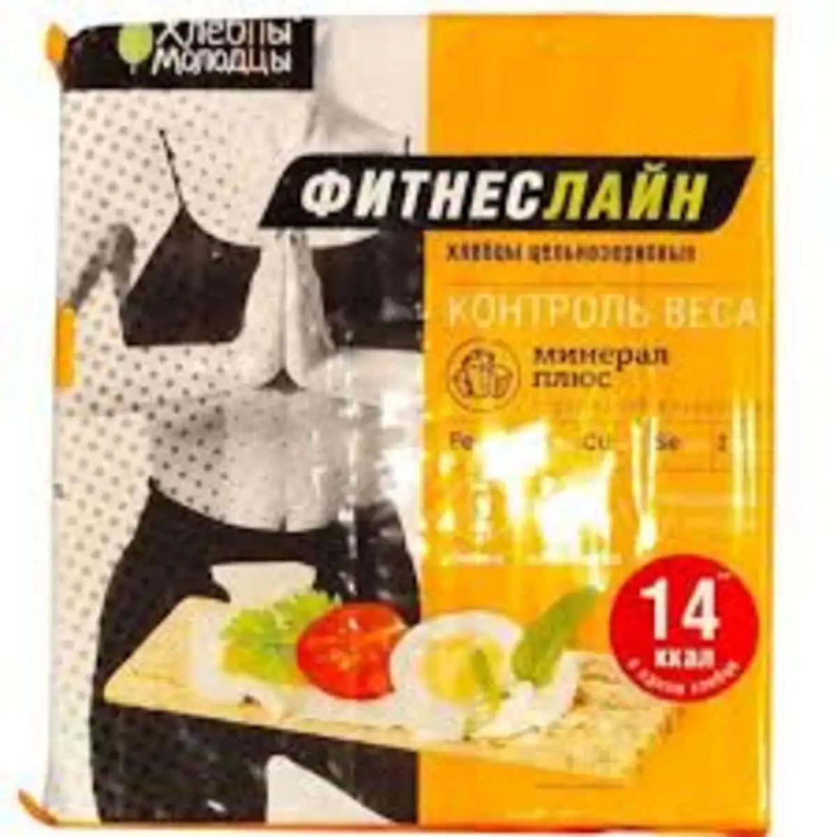 XLEBCI MOLODCI FITNES MINERAL 100 QR