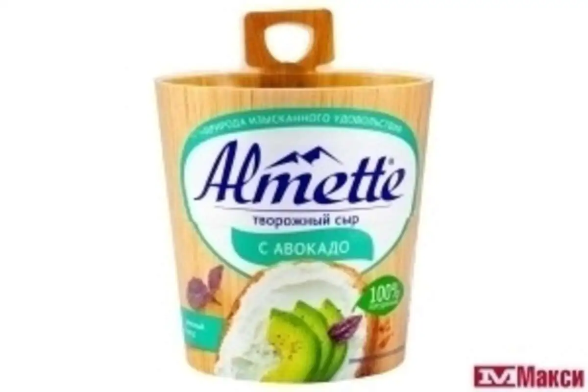 Сыр Творожный Альметте С Авокадо 150гр