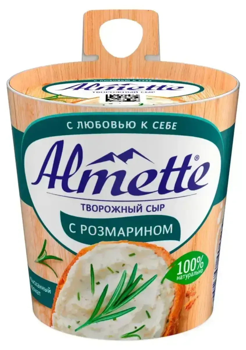 Сыр Творожный Альметте С Розмарином 150гр