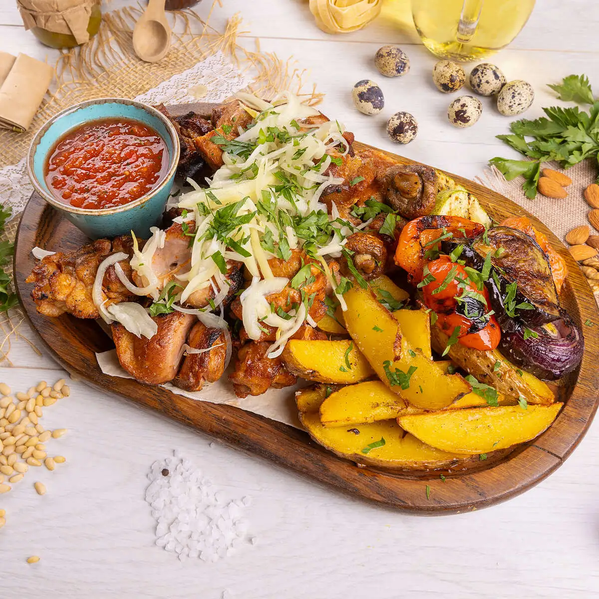 Тарелка мяса "Голодный Джон" на компанию