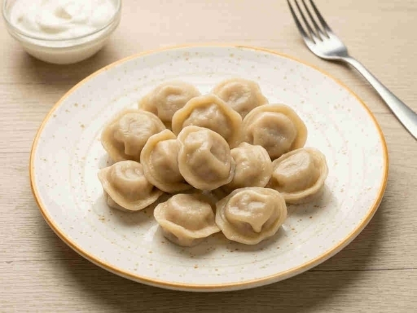 Пельмени ручной лепки со свининой и говядиной