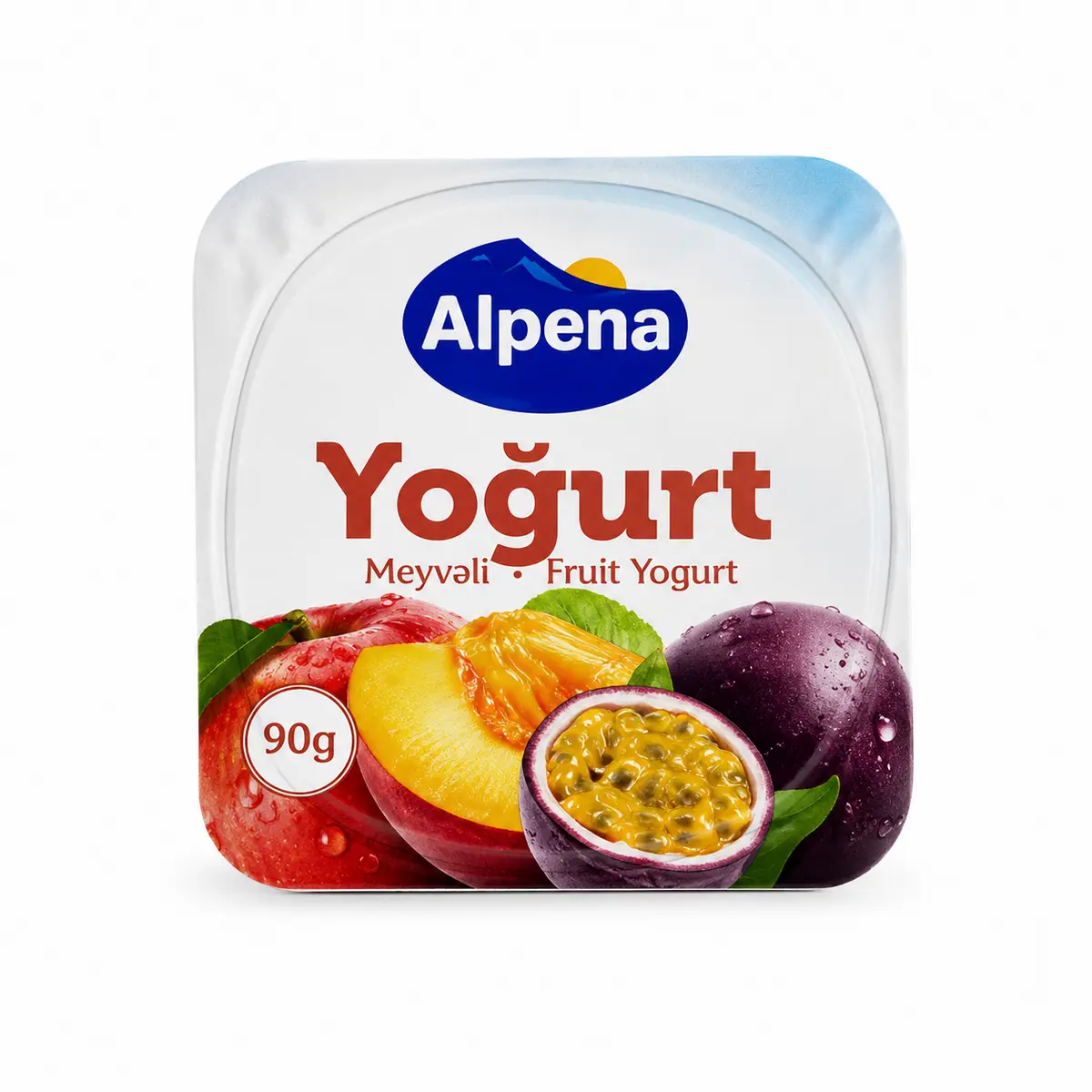ALPENA YOGURT SAFTALI MARAKUYA 90Q