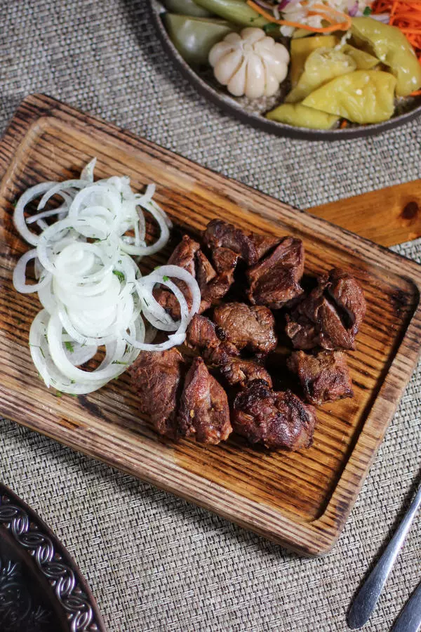 Шашлык из баранины (ассорти)