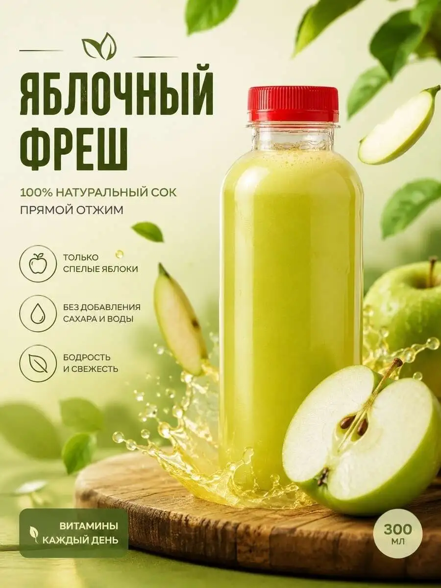 Яблочный фреш 300 мл