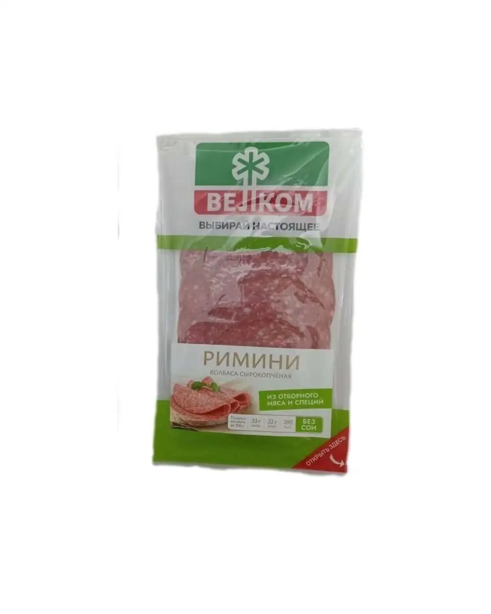 Колбаса Римини С/К Велком 70гр Нарезка