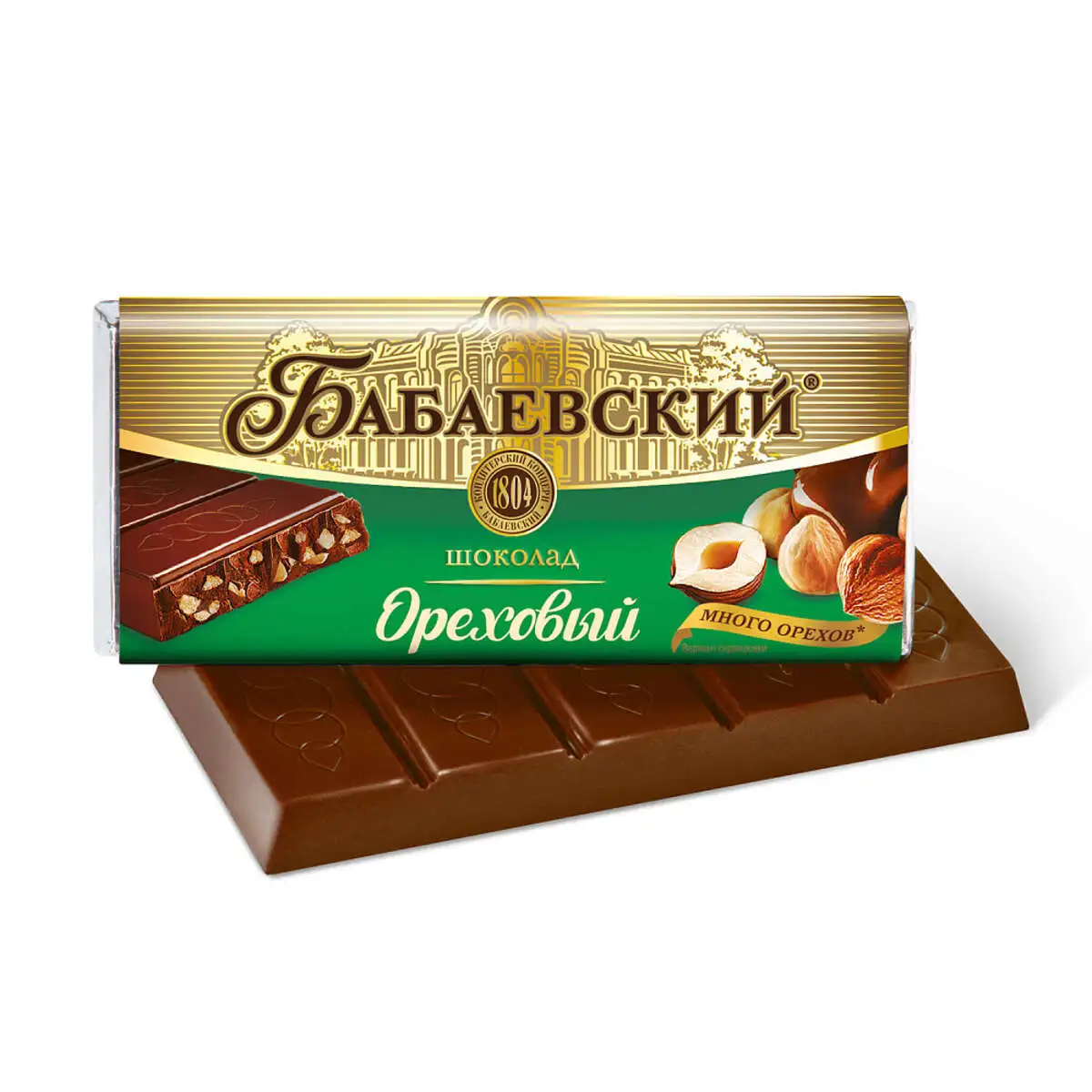 Шоколад Бабаевский Ореховый 40гр