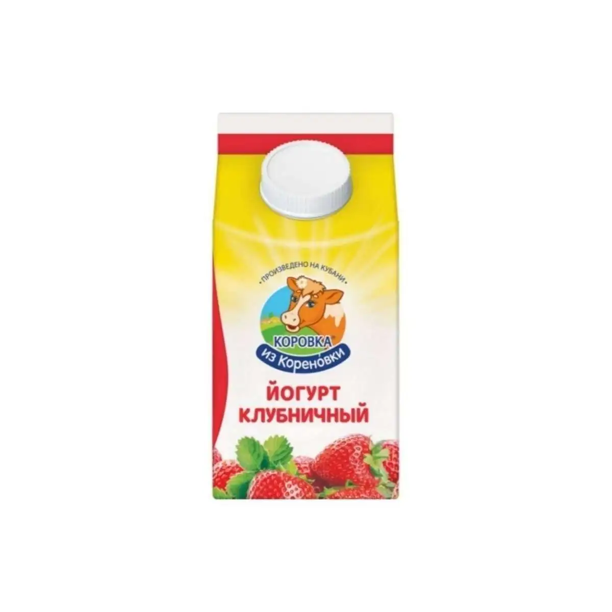 Йогурт КК Клубничный 2,1% 0,45Л(м)