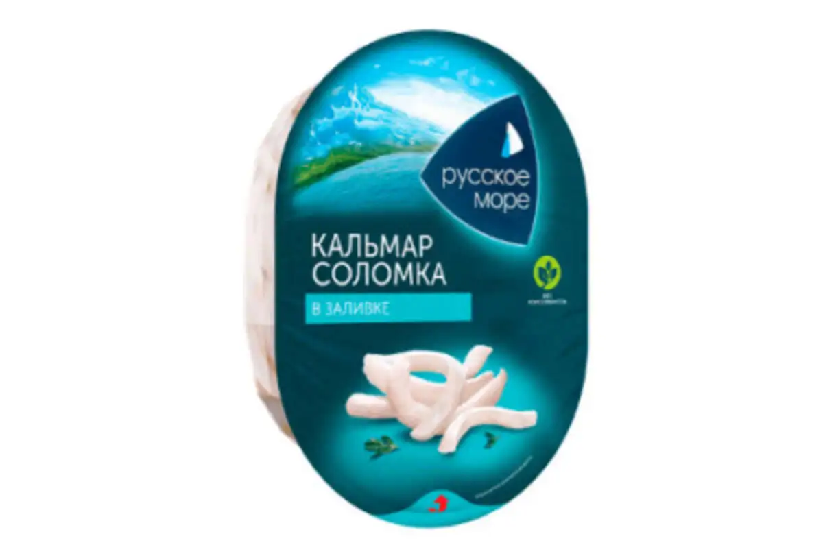 Кальмар Соломка в Заливке Русское Море 180гр