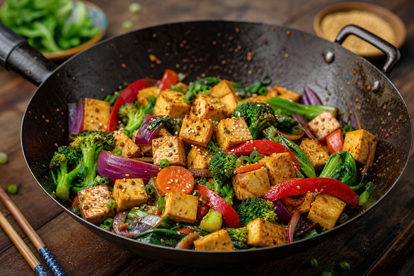 Wok с тофу