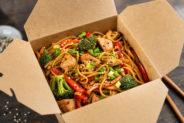 Wok с курицей