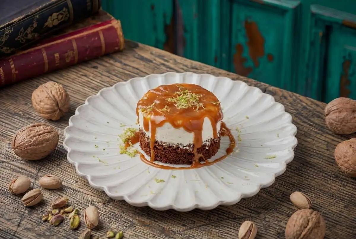 Карамельный чизкейк с лаймом