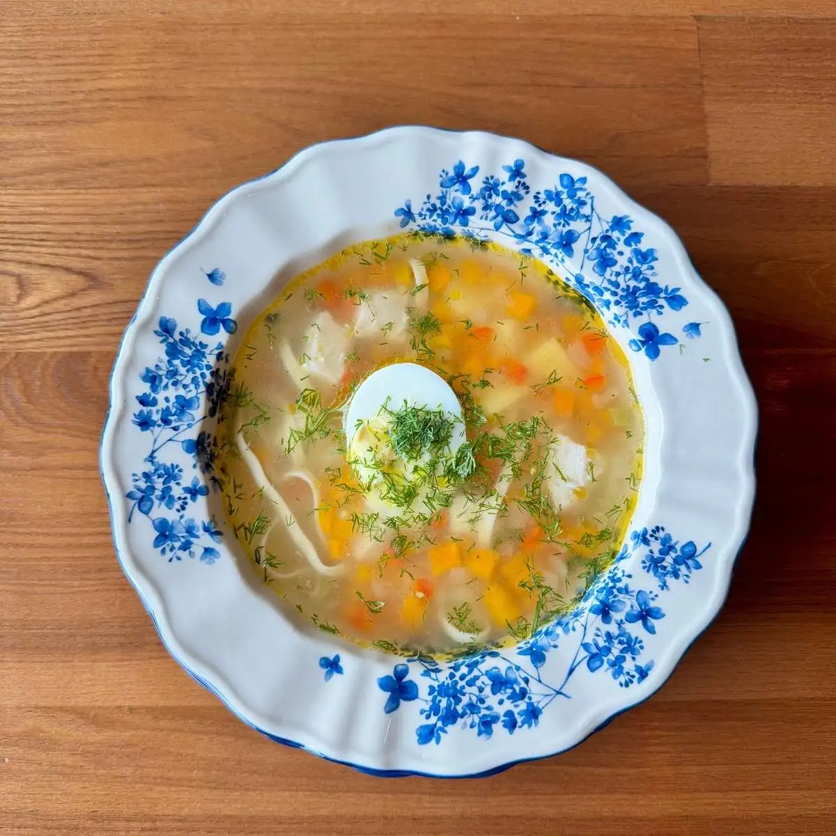  Куриный с яйцом