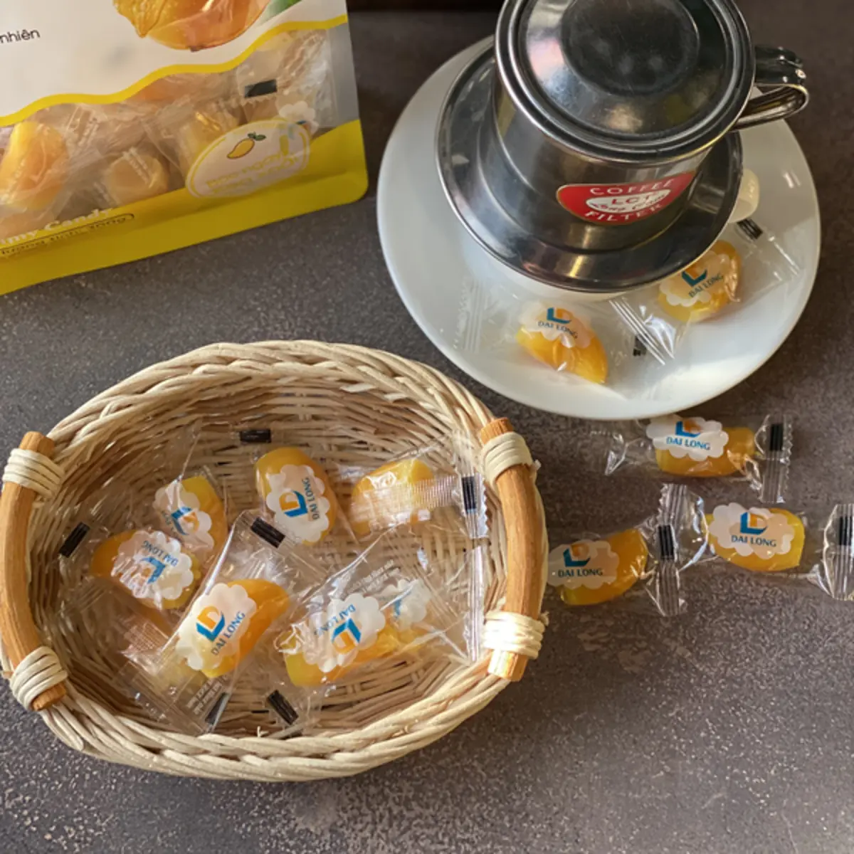 Конфета манго мягкая