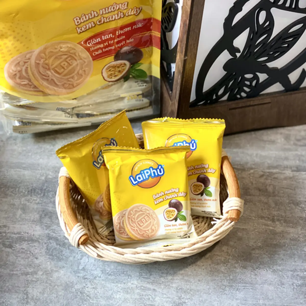 Печенье Banh lai phu маракуйя