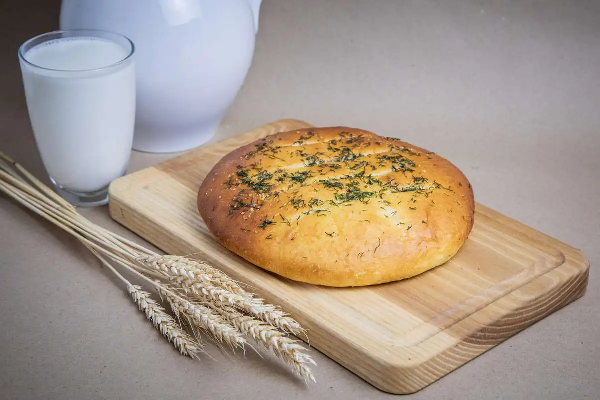 Картофельная лепешка с укропом и чесноком 250гр
