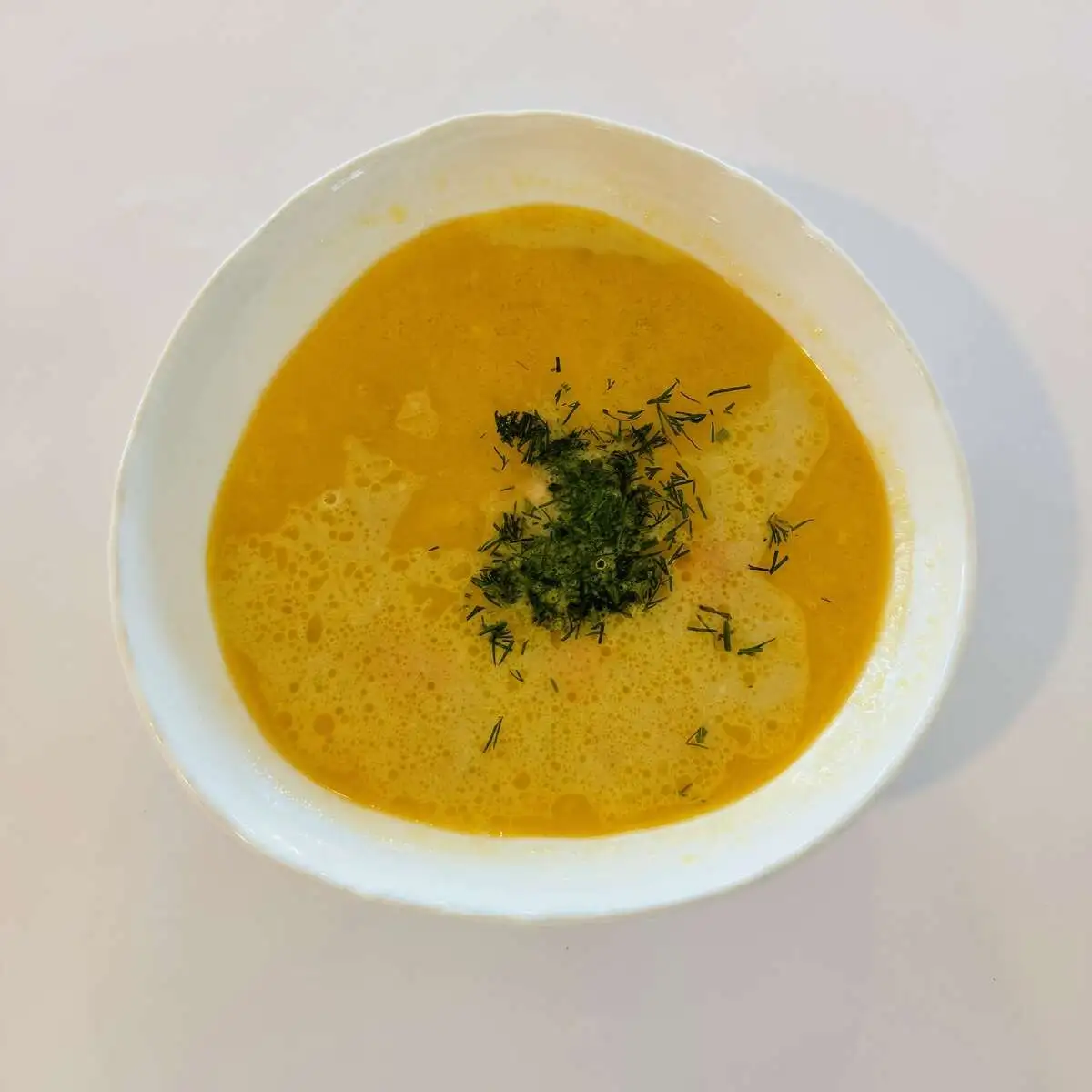 Сливочно-сырный суп с курицей