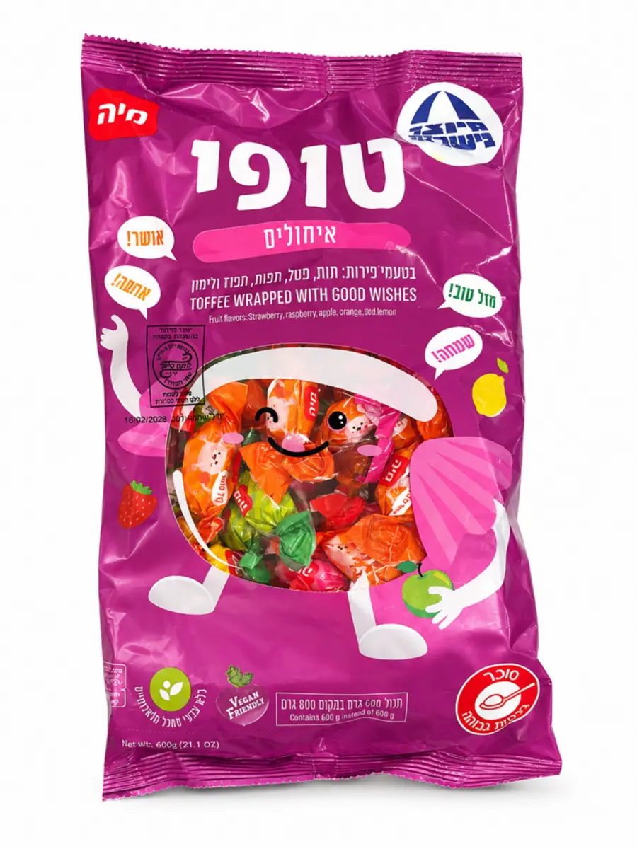 Конфеты ТОФИ с фруктовым вкусом Maya 850гр