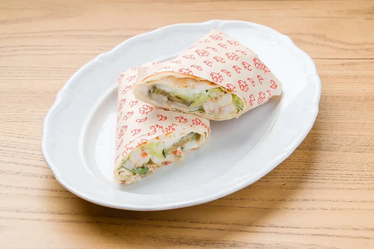Шаурма с морепродуктами