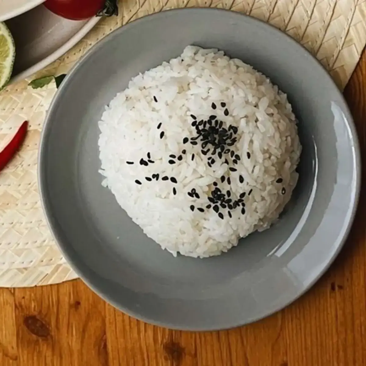 Рис на пару