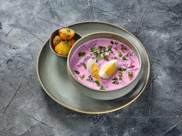 Суп холодный литовский