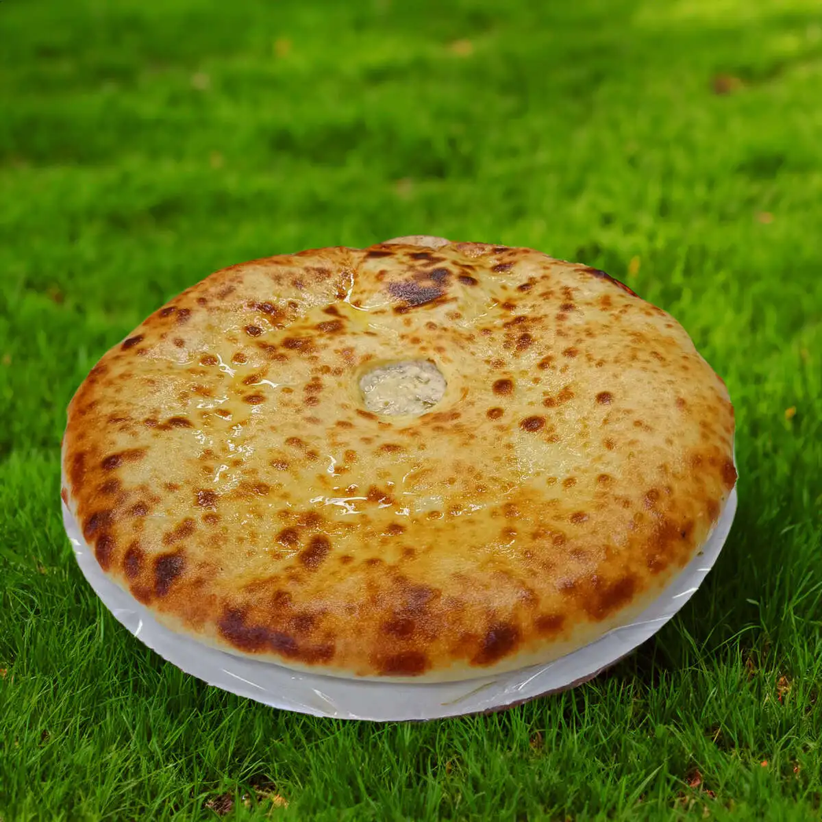 Пирог с курицей и сыром