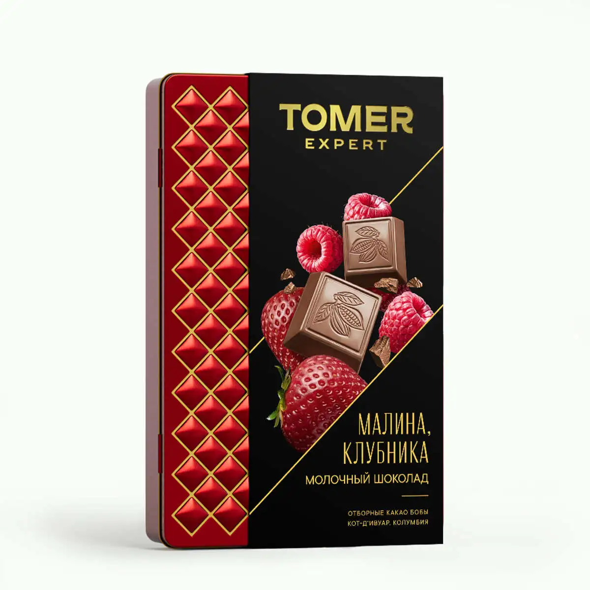 Шоколад TOMER EXPERT «Малина, Клубника»