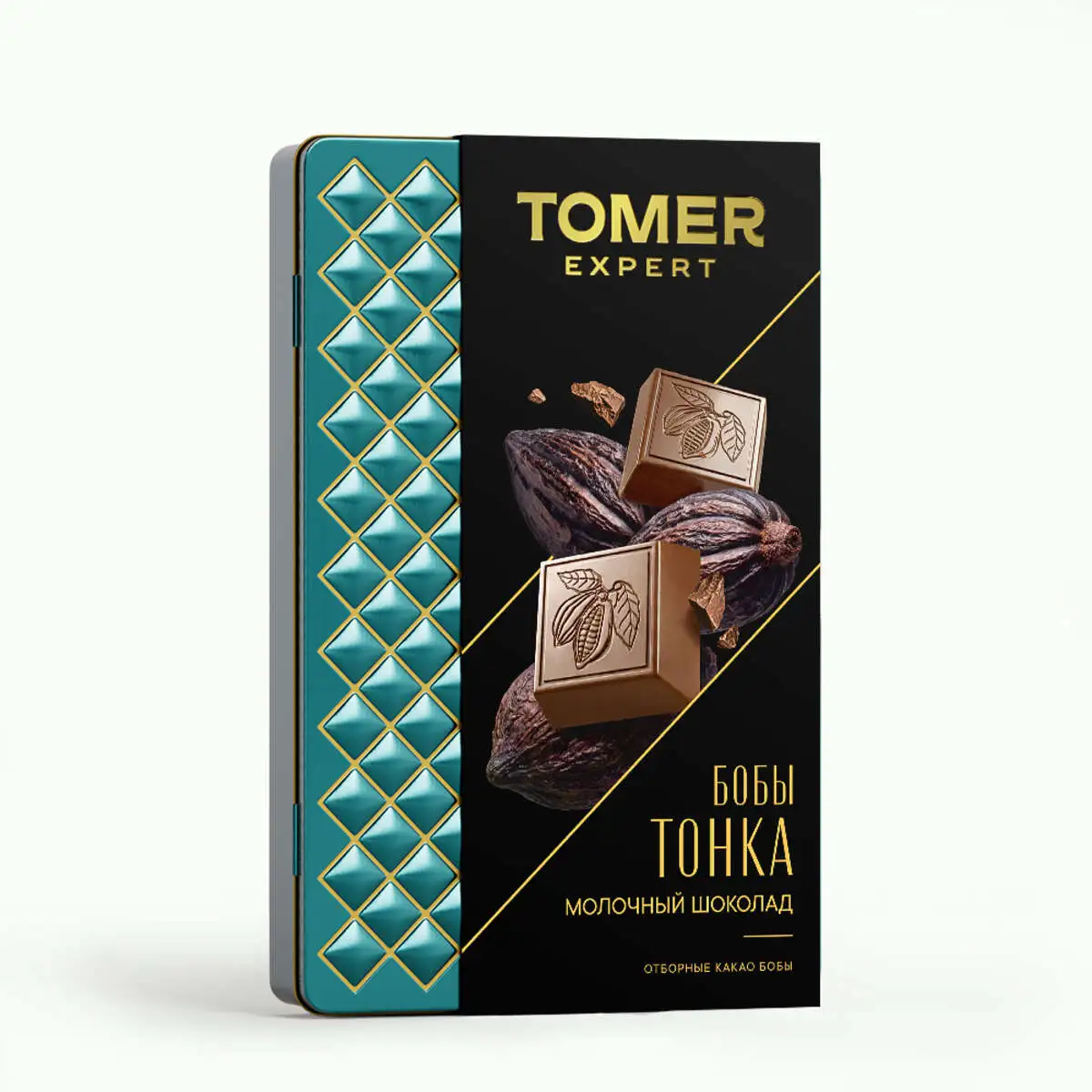 Шоколад молочный TOMER EXPERT «Бобы Тонка»