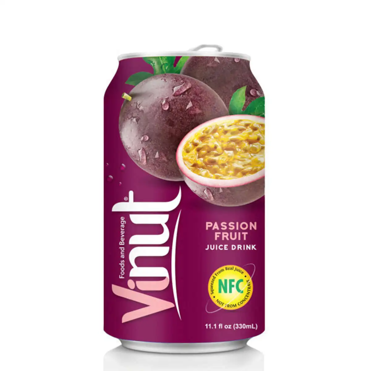 Vinut Напиток б/а, н/г "Сок Маракуйи" (CHANH LEO), 330 мл