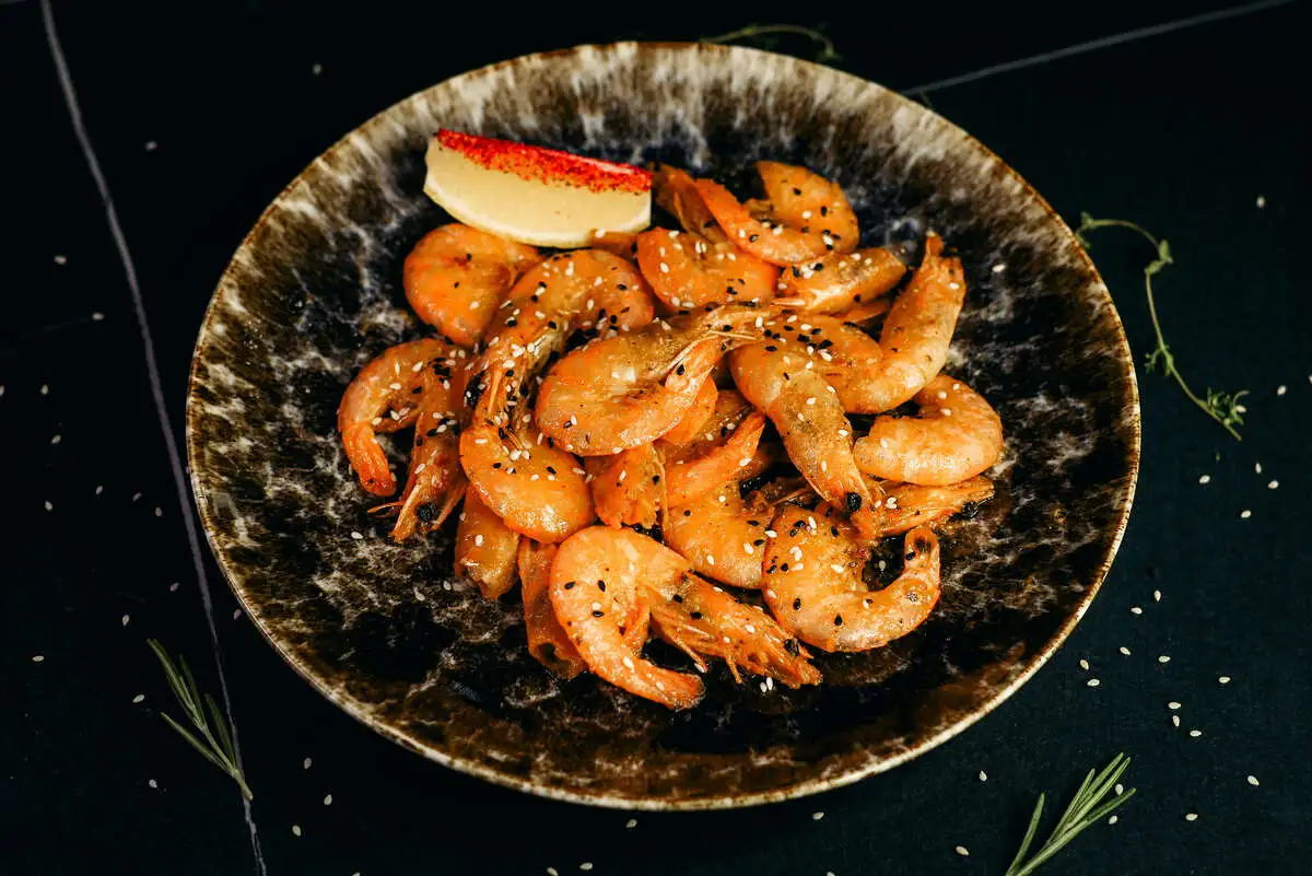 Креветки королевские жареные